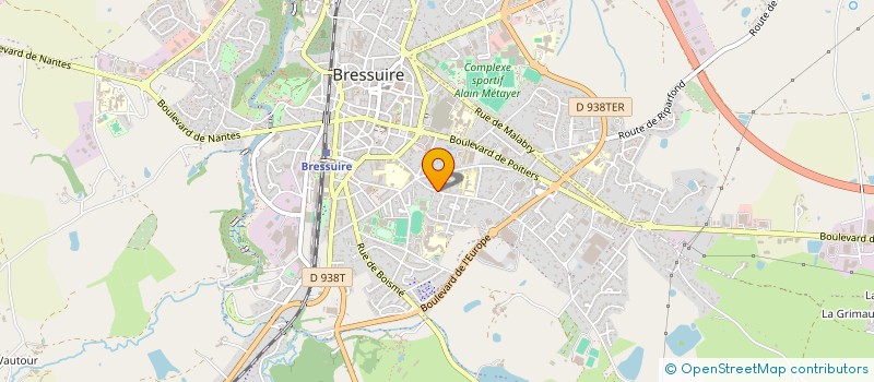 localisation de l'entreprise MERLO ENERGIE  BRESSUIRE