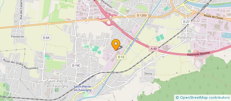 localisation de l'entreprise MERLO FINANCES à SAINT-PIERRE-EN-FAUCIGNY