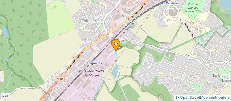 localisation de l'entreprise MERLO FRANCE SARL à COIGNIERES