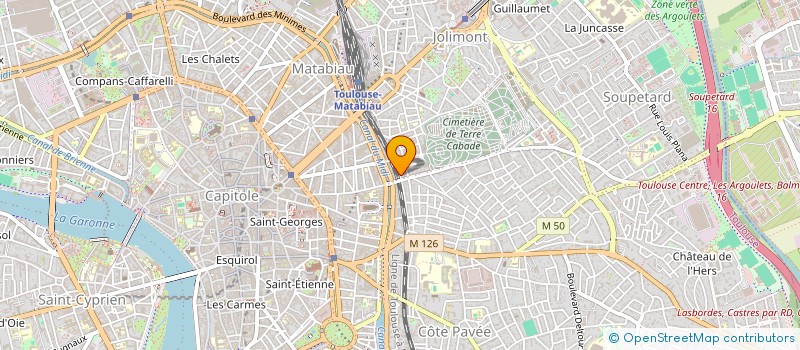 localisation de l'entreprise MERLOT  TOULOUSE