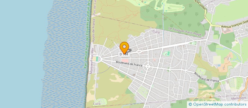 localisation de l'entreprise MERLOT SYLVAIN ET KARINE à CUCQ