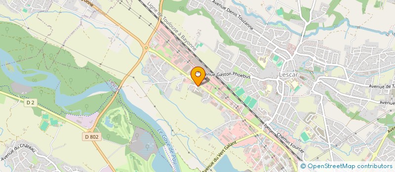 localisation de l'entreprise MERLOU  LESCAR