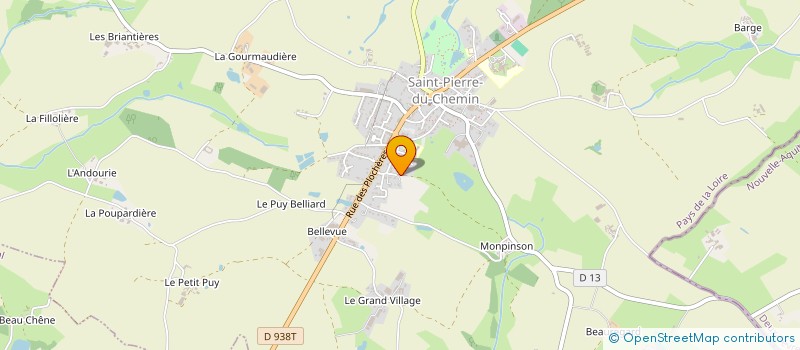 localisation de l'entreprise MERLY  SAINT-PIERRE-DU-CHEMIN