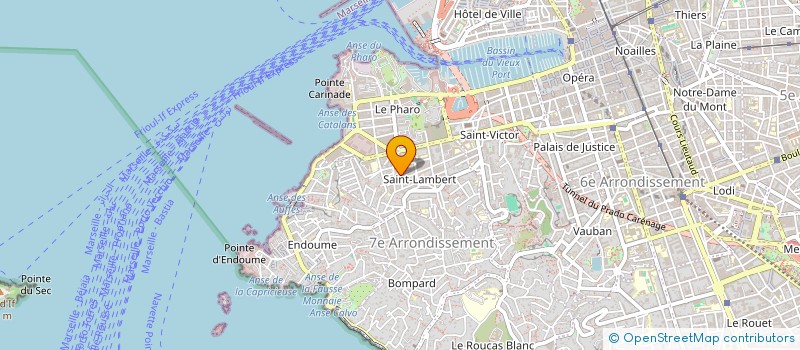localisation de l'entreprise MERMAID à MARSEILLE