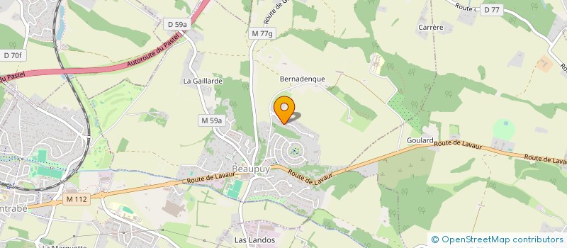 localisation de l'entreprise MERMAN  BEAUPUY