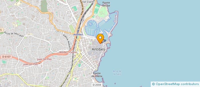 localisation de l'entreprise MERMED à ANTIBES
