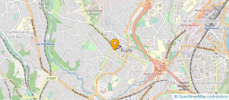 localisation de l'entreprise MERMET SA à ECULLY