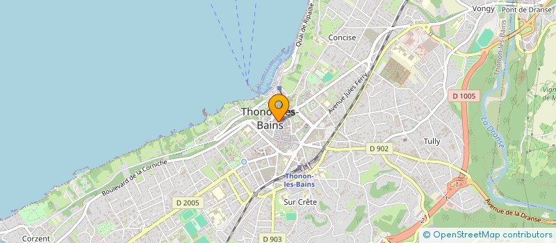 localisation de l'entreprise MERMETY-AU-PRASLIN à THONON-LES-BAINS