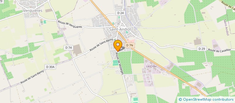 localisation de l'entreprise MERMOURA-ALPILLES IMMOBILIER  SAINT-ANDIOL