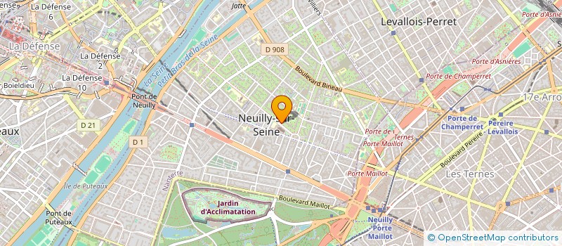 localisation de l'entreprise MERMOZ 2 à NEUILLY-SUR-SEINE