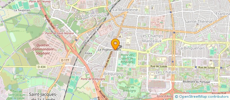 localisation de l'entreprise MERMOZ  RENNES