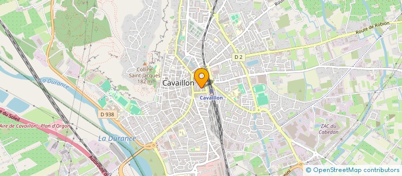 localisation de l'entreprise MERMOZ  CAVAILLON