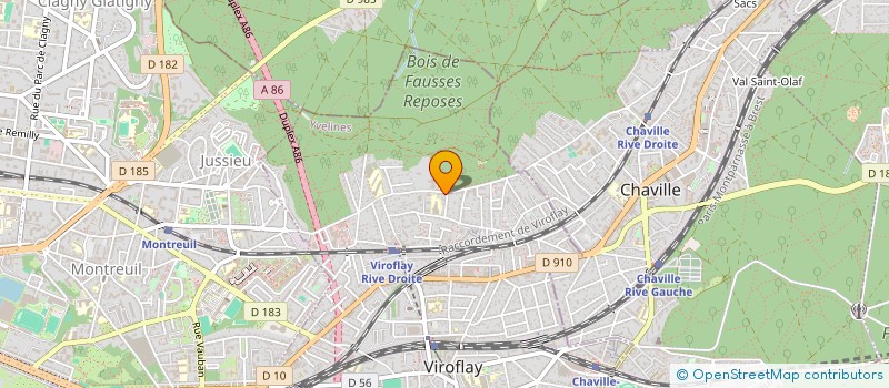 localisation de l'entreprise MERMOZ  VIROFLAY