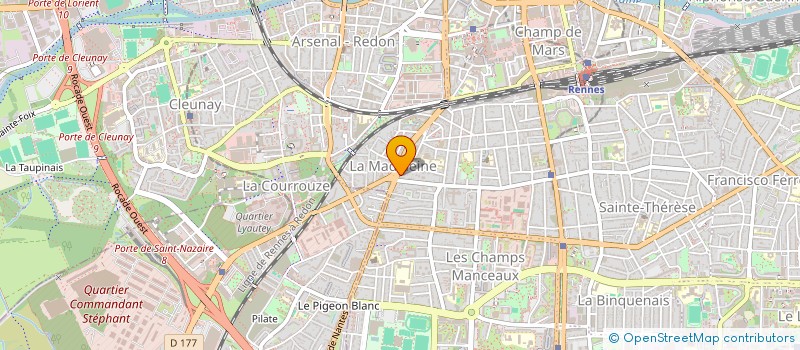 localisation de l'entreprise MERMOZ  RENNES