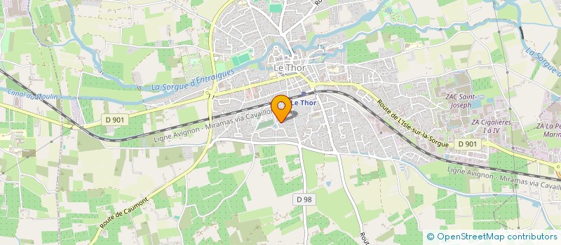 localisation de l'entreprise MERMOZ  LE THOR