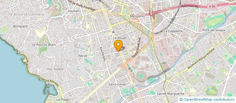 localisation de l'entreprise MERMOZ ASSURANCES  MARSEILLE