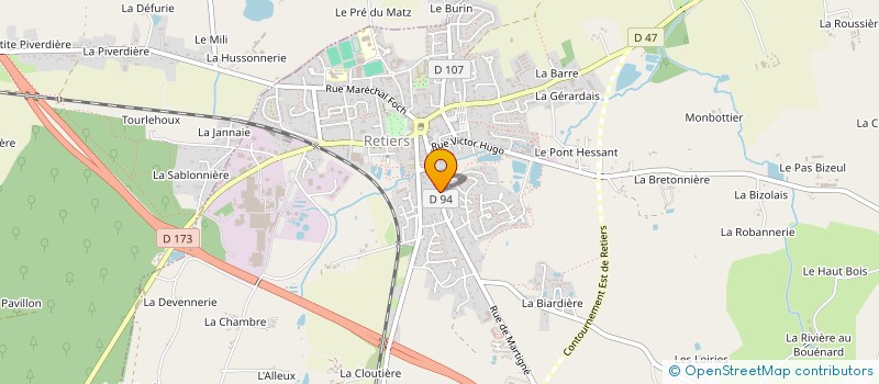 localisation de l'entreprise MERMOZ COPROPRIETE  RETIERS