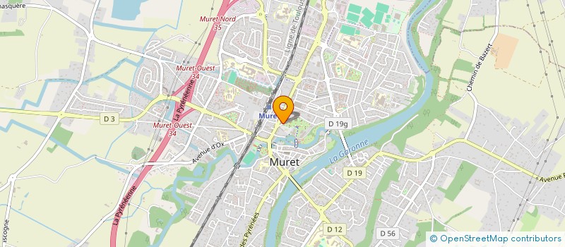 localisation de l'entreprise MERMOZ DIFFUSION EUROPEENNE à MURET