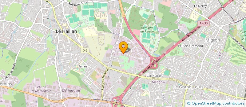 localisation de l'entreprise MERMOZ LA FORET  EYSINES