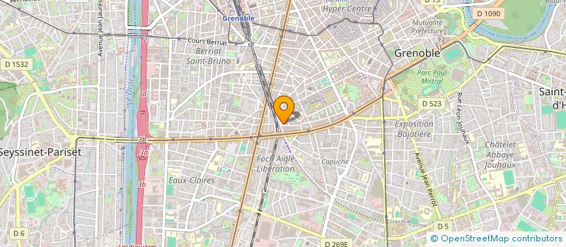 localisation de l'entreprise MERMOZ PERSPECTIVES  GRENOBLE