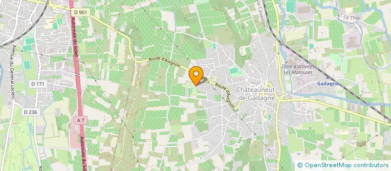 localisation de l'entreprise MERNO  CHATEAUNEUF-DE-GADAGNE