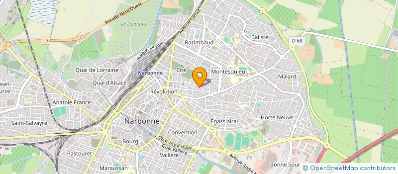 localisation de l'entreprise MERO à NARBONNE