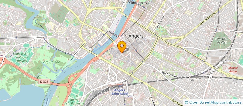 localisation de l'entreprise MERODACK  ANGERS