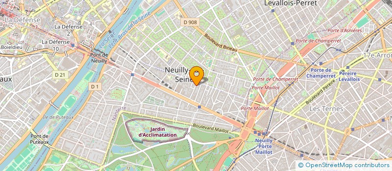 localisation de l'entreprise MERODE à NEUILLY-SUR-SEINE