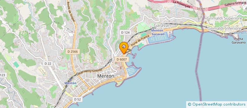 localisation de l'entreprise MEROFRAN à MENTON