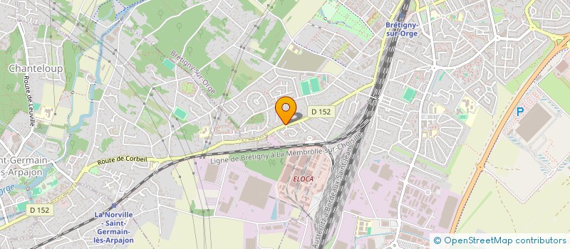 localisation de l'entreprise MEROPE à BRETIGNY-SUR-ORGE