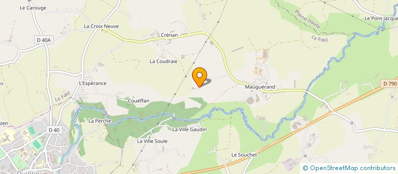 localisation de l'entreprise MEROT  LE FIL