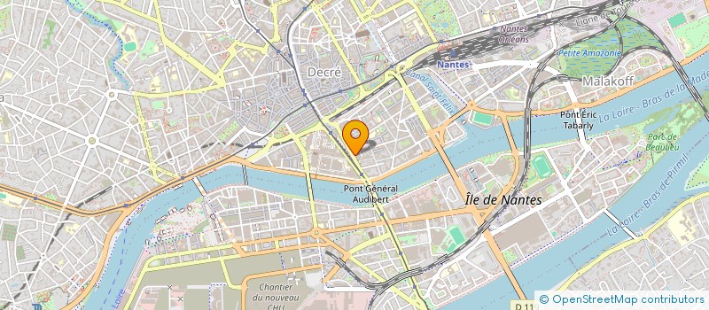 localisation de l'entreprise MEROT FLEURY à NANTES