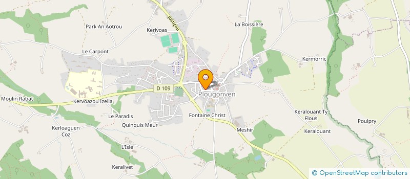 localisation de l'entreprise MEROUR-HERRY  PLOUGONVEN