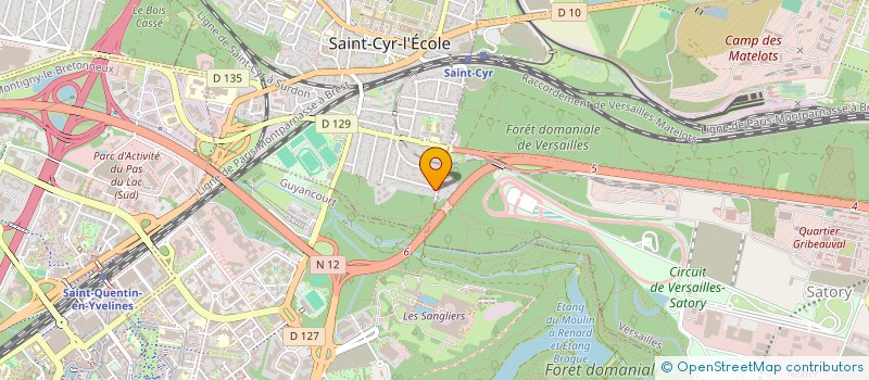 localisation de l'entreprise MEROVATECH à SAINT-CYR-L'ECOLE