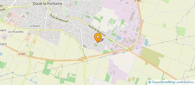 localisation de l'entreprise MEROVEE DEVELOPPEMENT à DOUE-EN-ANJOU