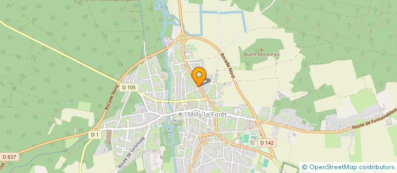 localisation de l'entreprise MEROWIG  MILLY-LA-FORET