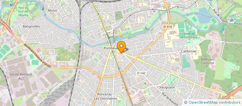 localisation de l'entreprise MERPA II  LE MANS