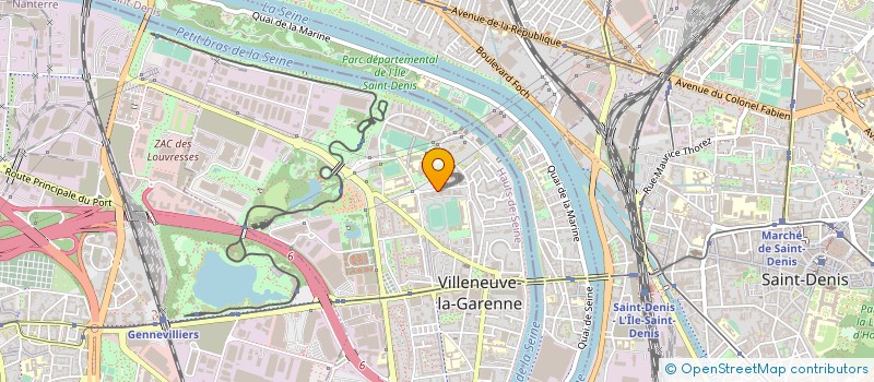 localisation de l'entreprise MERPAULE  VILLENEUVE-LA-GARENNE