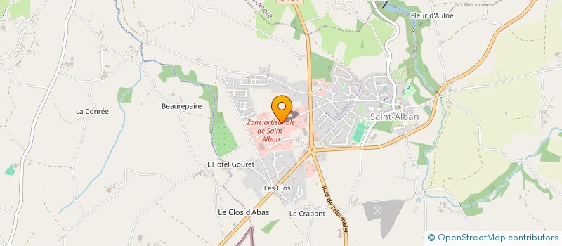 localisation de l'entreprise MERPAULT  SAINT-ALBAN