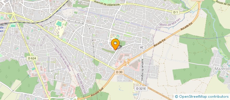 localisation de l'entreprise MERPHEO  MONT-DE-MARSAN