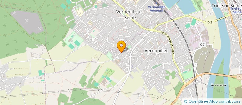 localisation de l'entreprise MERPO  VERNOUILLET