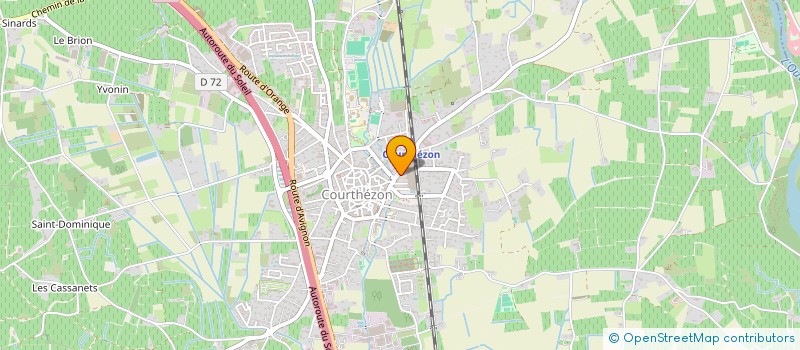 localisation de l'entreprise MERRA FISCHER  COURTHEZON