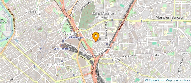 localisation de l'entreprise MERRAL à LILLE