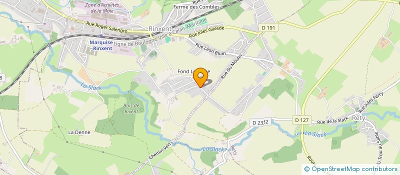 localisation de l'entreprise MERRALL IMMOBILIER  RINXENT