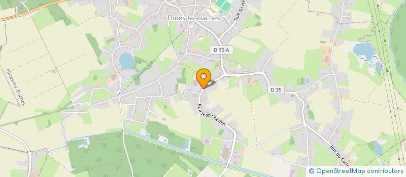 localisation de l'entreprise MERRHEIM à FLINES-LEZ-RACHES