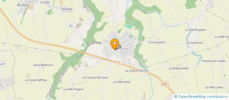 localisation de l'entreprise MERRIEN PAYSAGE  PORDIC