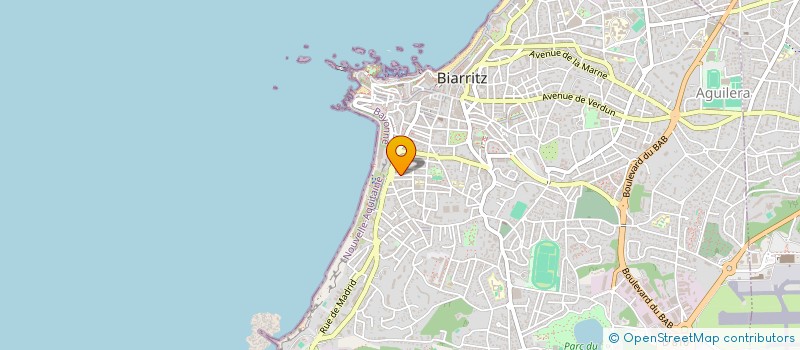 localisation de l'entreprise MERRILHARRI SCI à BIARRITZ