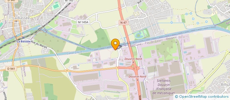 localisation de l'entreprise MERRIS  DOUVRIN