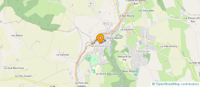 localisation de l'entreprise MERRISCOT  MONCONTOUR