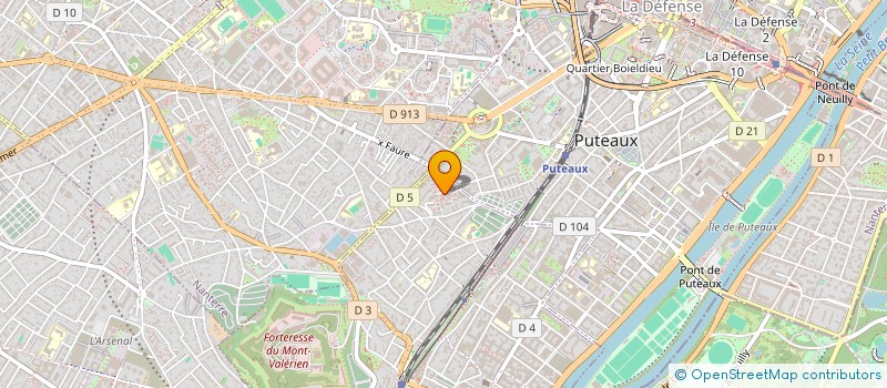 localisation de l'entreprise MERRY CAR à SURESNES